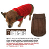 Pet Dog Sweater, Classic Cable Knit