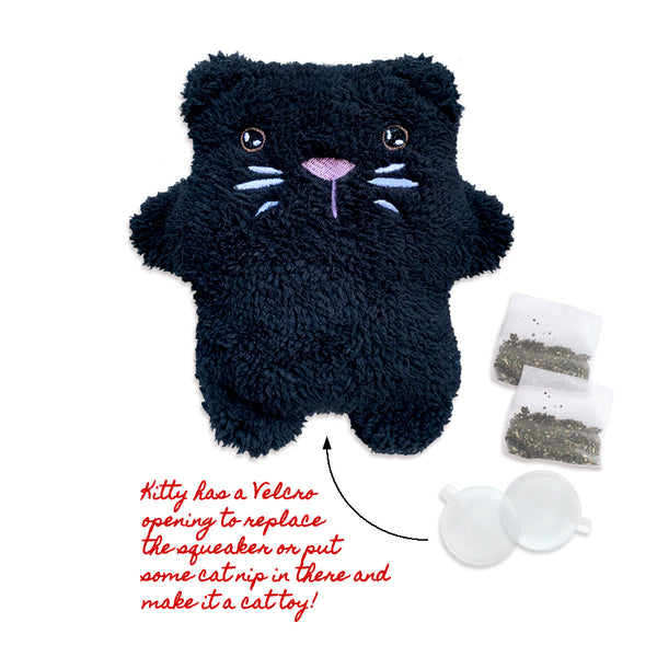 Adorable Pet Dog Toy Little Black Kitty