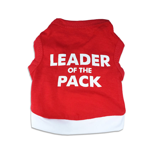 Pet Dog Leader Of The Pack Tank Tee Shirt