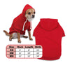 Red Sweatshirt Dog Hoodie, , Sweaters, Small Dog Mall, Small Dog Mall - Good things for little dogs.  - 2