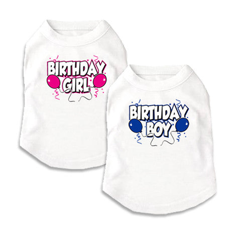 Birthday Dog Tees, , Tee, Small Dog Mall, Small Dog Mall - Good things for little dogs.  - 1