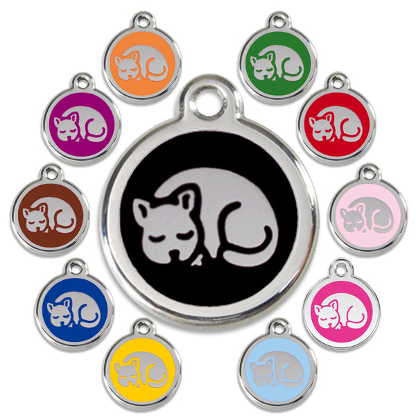 Red Dingo Kitty Design Pet Cat ID Tag