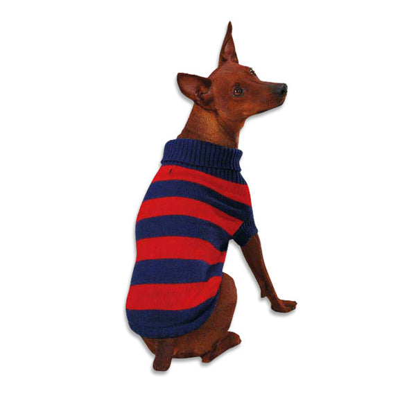 Rugby Dog Sweater, Sweaters, Small Dog Mall, Small Dog Mall - Good things for little dogs.  - 1