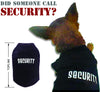 Security Tank Style Dog T-Shirt, , Tee, Small Dog Mall, Small Dog Mall - Good things for little dogs.  - 2