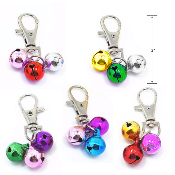 Shiny Confetti Collar Bells for Small Dogs