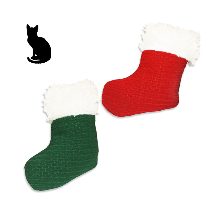 Holiday Catnip Christmas Stocking Cat Toy
