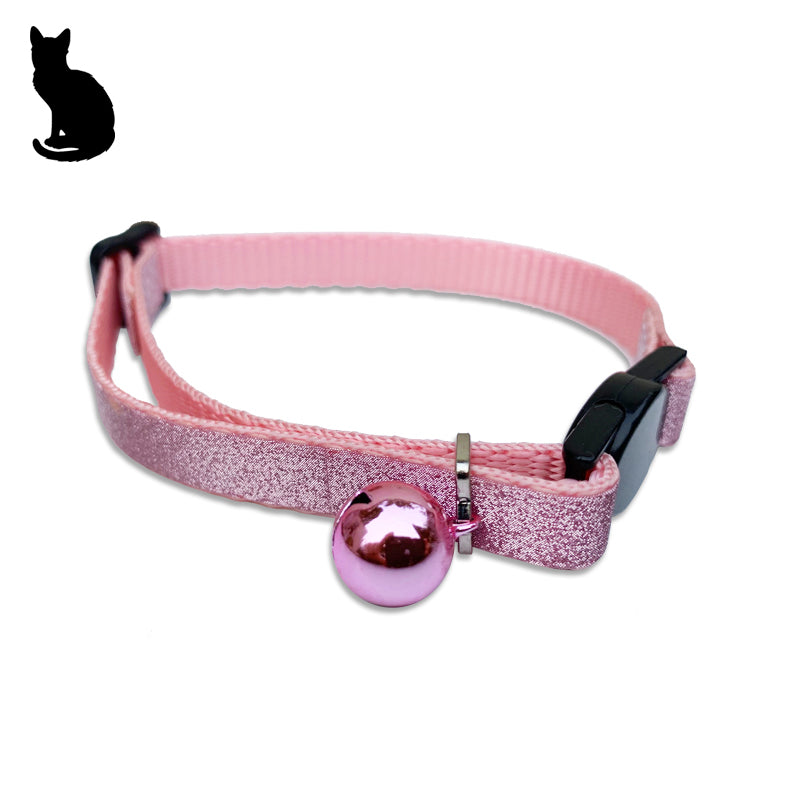 Pink Sparkle Kitty Cat Collar