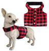 Doggles® Flannel Buffalo Check Vest Style Small Dog Harness