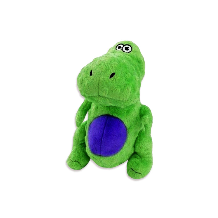 GoDog Little Green T-Rex Dino Small Dog Toy