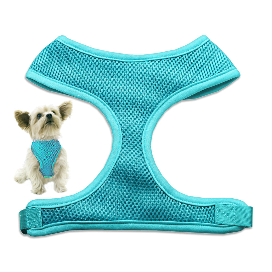 Light Blue Mesh Small Dog Harness