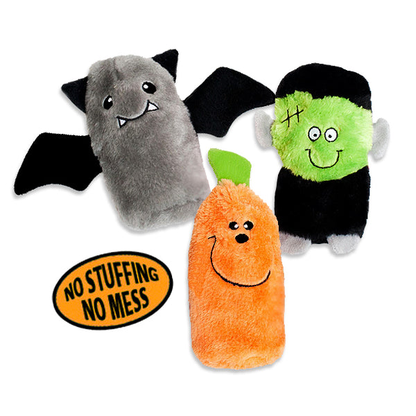 Zippy Paws No Stuffing Spooky, Scary, Chilly Halloween Trio Small Dog Toys