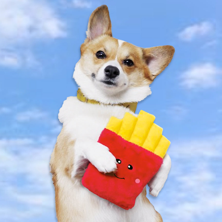 Small Dog Plush Trendy Toy: French Fry Fun Small Dog Toy – Small