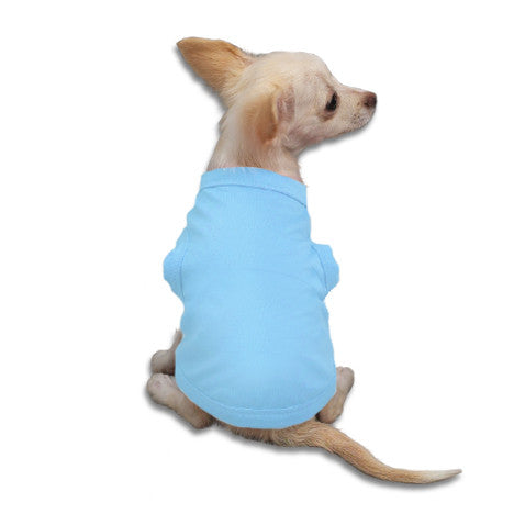 Blue Dog Tank T-Shirt, , Tee, Small Dog Mall, Small Dog Mall - Good things for little dogs.  - 1