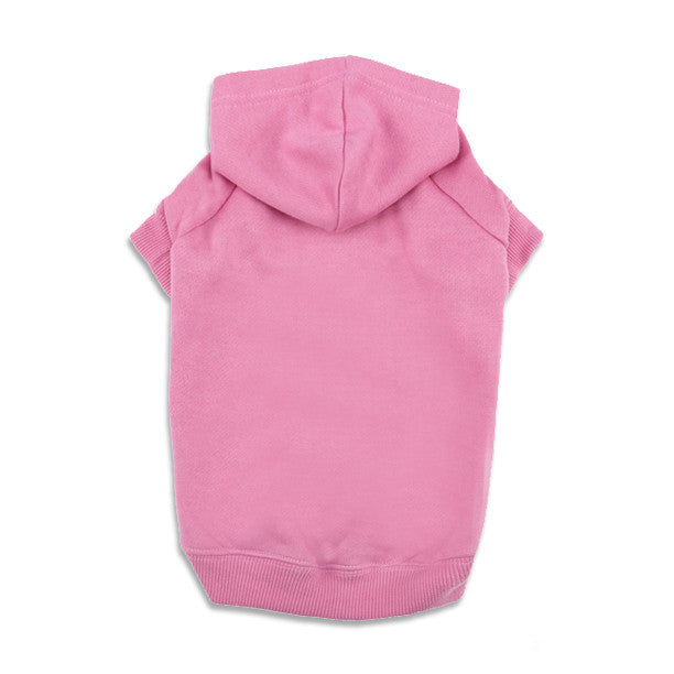 Pink Dog Sweatshirt Hoodie, , Sweaters, Small Dog Mall, Small Dog Mall - Good things for little dogs.  - 1