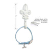 Fleur De Lis Dog Gear Hook, , People Pleasers, Small Dog Mall, Small Dog Mall - Good things for little dogs.  - 2