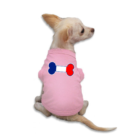 French Tank Style Dog T-Shirt, , Tee, Small Dog Mall, Small Dog Mall - Good things for little dogs.  - 1