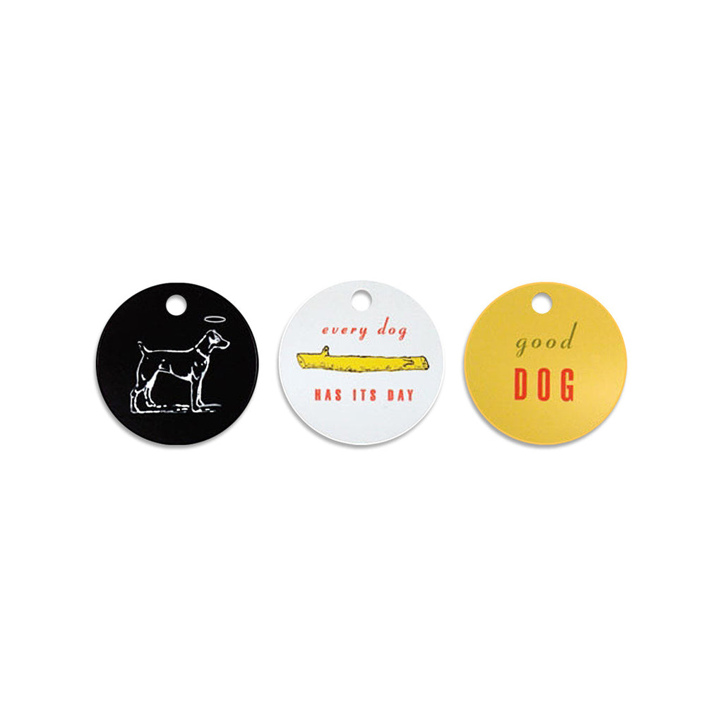Dog Travel I.D. Tags, Set of 3, Small Dog Mall, Small Dog Mall - Good things for little dogs.  - 1