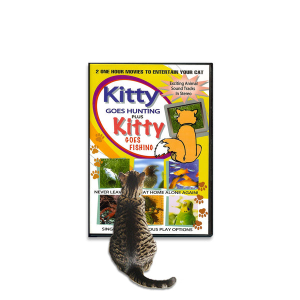 Kitty Goes Hunting & Fishing Video, , Kitty, Small Dog Mall, Small Dog Mall - Good things for little dogs. 