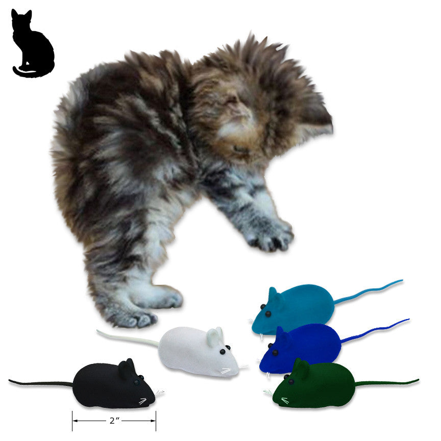 Velvet Mouse Squeaky Cat Toy