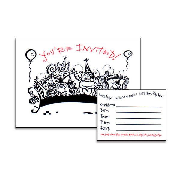 Pet Dog Party Invitations, You're Invited!