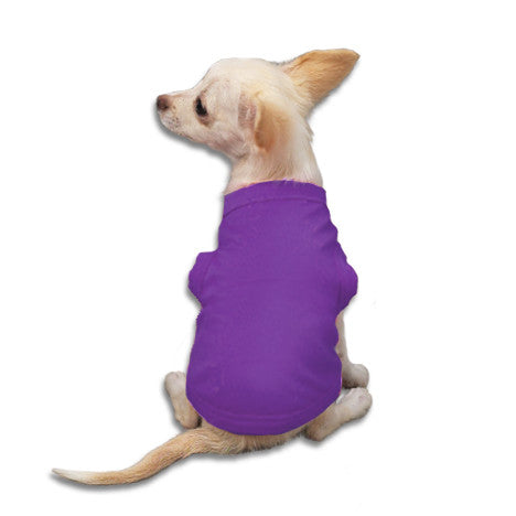 Purple Tank Style Dog T-Shirt, , Tee, Small Dog Mall, Small Dog Mall - Good things for little dogs.  - 1
