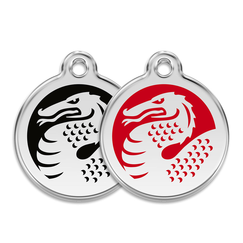 Dragon Dog ID Tag, , ID Tag, Small Dog Mall, Small Dog Mall - Good things for little dogs.  - 1