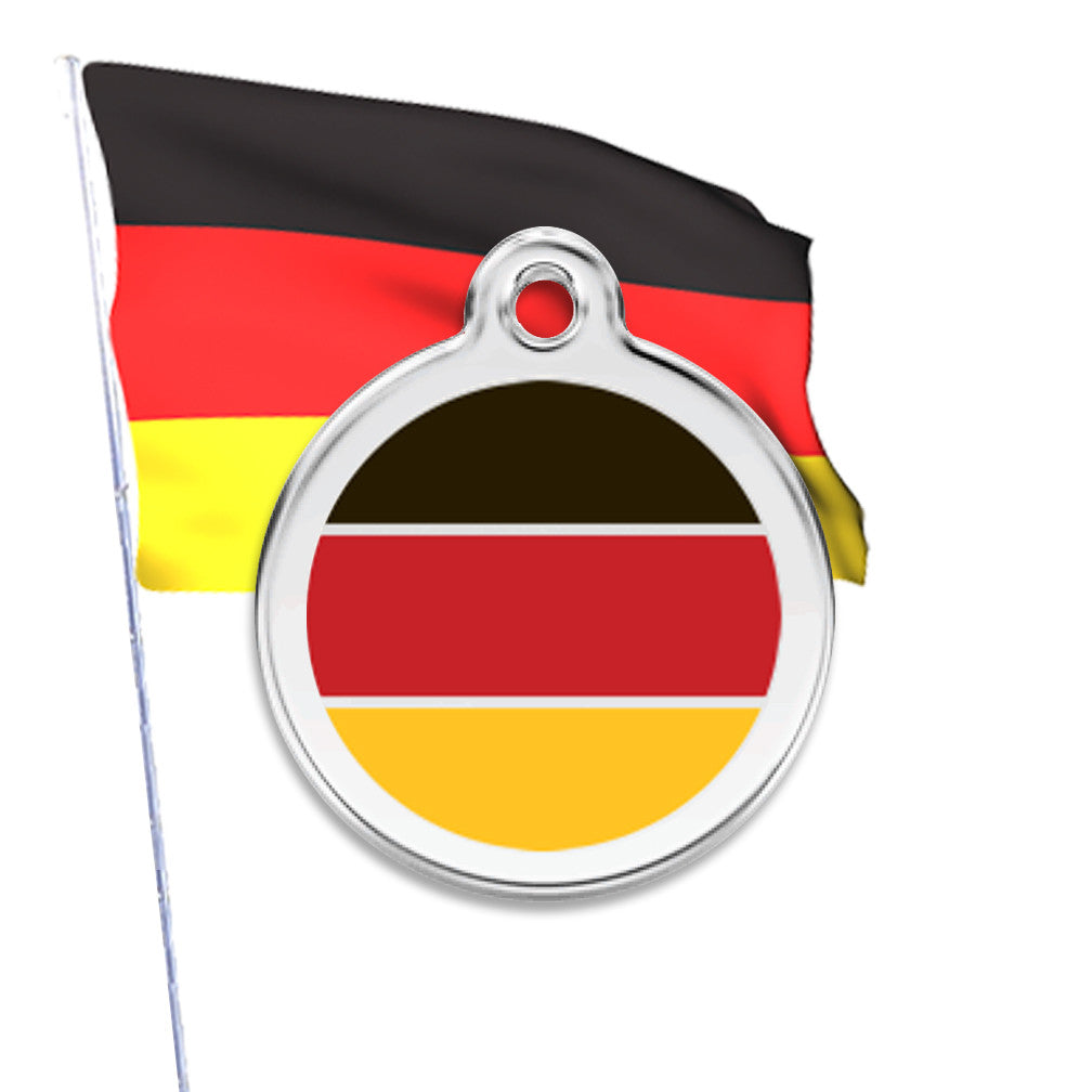 Germany Dog ID Tag, , ID Tag, Small Dog Mall, Small Dog Mall - Good things for little dogs.  - 1