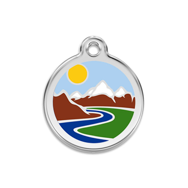 Rocky Mountain High Dog ID Tag, , ID Tag, Small Dog Mall, Small Dog Mall - Good things for little dogs.  - 1