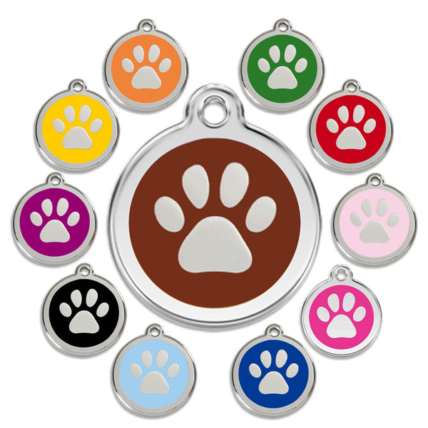 Paw Dog ID Tag, , ID Tag, Small Dog Mall, Small Dog Mall - Good things for little dogs.  - 1