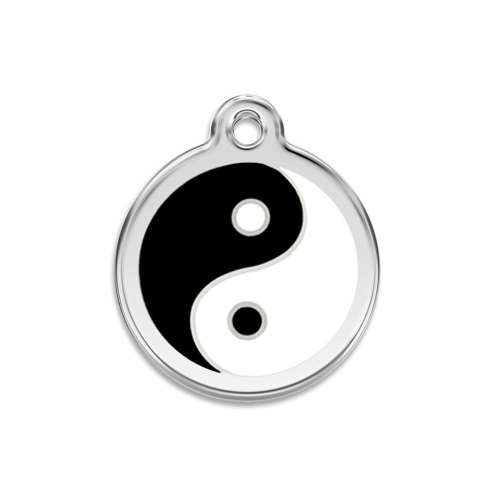 Yin Yang Dog ID Tag, , ID Tag, Small Dog Mall, Small Dog Mall - Good things for little dogs.  - 1