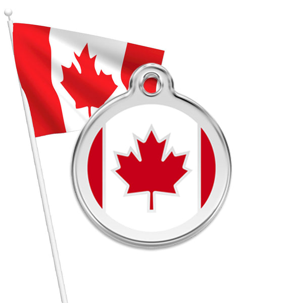 Canada ID Tag, Eh?, , ID Tag, Small Dog Mall, Small Dog Mall - Good things for little dogs.  - 1