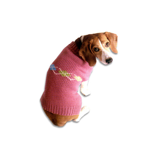 Pink Argyle Dog Sweater, , Sweaters, Small Dog Mall, Small Dog Mall - Good things for little dogs. 