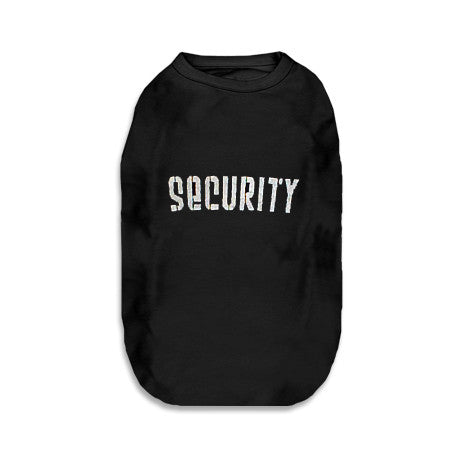 Security Tank Style Dog T-Shirt, , Tee, Small Dog Mall, Small Dog Mall - Good things for little dogs.  - 1